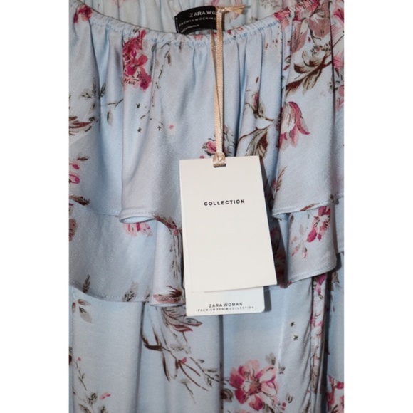 ZARA Floral Print Maxi Dress - Picture 7 of 12